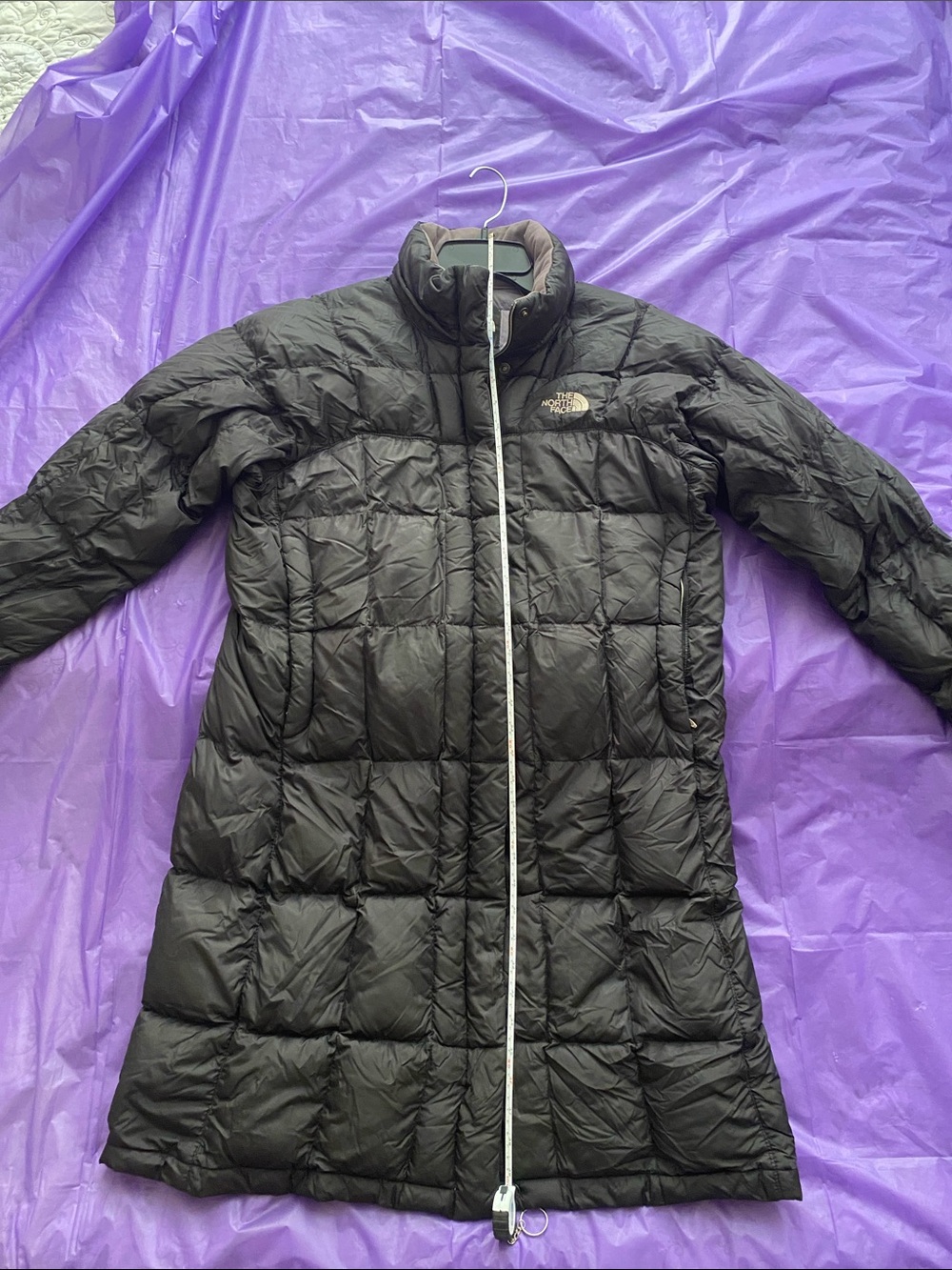 The North Face Women’s Black Long Quilted Puffer Coat